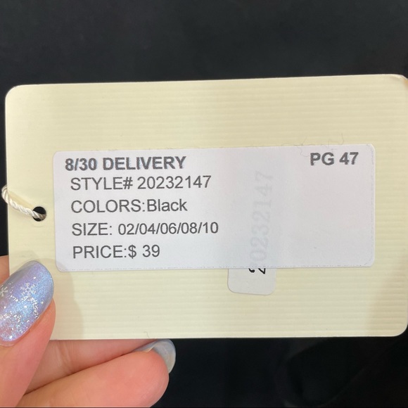 NWT See U Soon Black Button Deco Skirt - Picture 4 of 8